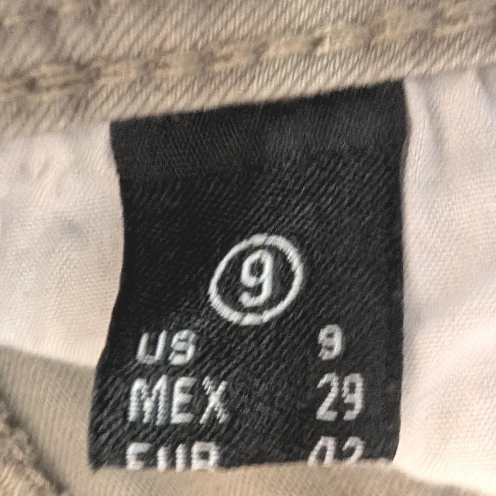 NWT Enjean Push Up Ankle Skinny Pants Womens 9 Khaki Tan Mid Rise Stretch